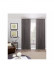 CHR04 Thick Ivory S Fold Curtain Tracks Ceiling/Wall Mount