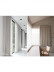 CHR04 Thick Ivory S Fold Curtain Tracks Ceiling/Wall Mount