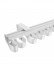 CHR04 Thick Ivory S Fold Curtain Tracks Ceiling/Wall Mount