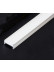 CHR05 Bendable Ivory and Gold Curtain Tracks Ceiling/Wall Mount For Bay Window(Color: Ivory)