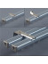 CHR08 Super Thick Big Ivory Black Gold Blue Curtain Tracks Ceiling/Wall Mount For Living Room(Color: Blue)
