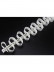 CHR09 Thick Ivory Black S Fold Curtain Tracks Ceiling/Wall Mount