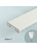 CHR106 Ceiling Mounted  Super Thick Heavy Duty Double Curtain Tracks For Living Room