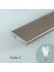 CHR106 Ceiling Mounted  Super Thick Heavy Duty Double Curtain Tracks For Living Room