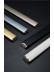 Warrego CHR107 New Design Black Blue Chanpagne Gold S Fold/Wave Fold Curtain Rails Ceiling/Wall Mount(Color: Black)
