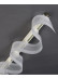 Warrego CHR108 New Arrival Thick Ivory S Fold Single/Double Curtain Tracks Ceiling/Wall Mount For Living Room