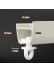 Warrego CHR108 New Arrival Thick Ivory S Fold Single/Double Curtain Tracks Ceiling/Wall Mount For Living Room