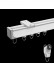 CHR124 Saint Elias Ivory Champagne Curtain Tracks For Living Roon Ceiling/Wall Mount 