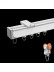 CHR124 Saint Elias Ivory Champagne Curtain Tracks For Living Roon Ceiling/Wall Mount 