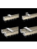 CHR124 Saint Elias Ivory Champagne Curtain Tracks For Living Roon Ceiling/Wall Mount (Color: Champagne)