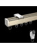 CHR124 Saint Elias Ivory Champagne Curtain Tracks For Living Roon Ceiling/Wall Mount 
