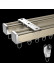 CHR124 Saint Elias Ivory Champagne Curtain Tracks For Living Roon Ceiling/Wall Mount 