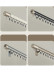 CHR125 Foraker White Black Blue Champagne Aluminum alloy Curtain Track Set With Column Finials
