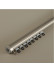 CHR125 Foraker White Black Blue Champagne Aluminum alloy Curtain Track Set With Column Finials(Color: Champagne)