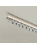CHR126 Massive Ivory Grey Blue Champagne Aluminum alloy Curtain Track Set Ceiling/Wall Mount(Color: Grey)