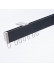 CHR1420 Ceiling/Wall Mounted Hidden Single Curtain Tracks For Living Room(Color: Black)