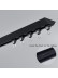 CHR15 NEW Arrival V Shape Ivory Black Ceiling Mounted Curtain Tracks(Color: Black)