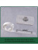 CHR18 Ivory S Fold Bendable Curtain Tracks Ceiling/Wall Mount For Bay Window