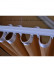 CHR16 Thick Ivory S Fold Curtain Tracks Ceiling/Wall Mount