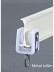 Custom Ceiling/Wall Drapery Track With Valance Rail For Bay Windows
