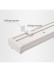 CHR17 NEW Arrival Ivory Wall/Ceiling Mounted Valance Curtain Track Sets For Living Room