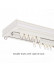 CHR17 NEW Arrival Ivory Wall/Ceiling Mounted Valance Curtain Track Sets For Living Room(Color: Ivory double track set with valance track)