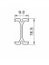 CHR18 Ivory S Fold Bendable Curtain Tracks Ceiling/Wall Mount For Bay Window