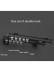 CHR19  Thick Small Ivory Black Curtain Tracks Ceiling/Wall Mount