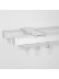 CHR19  Thick Small Ivory Black Curtain Tracks Ceiling/Wall Mount