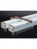 Length over 90 inches are supplied in 2 halves  with connector and an extra bracket