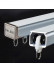 Length over 90 inches are supplied in 2 halves  with connector and an extra bracket