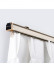 CHR27 Ivory Champagne Curtain Tracks Ceiling/Wall Mount