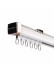 CHR29 Big Ivory Apple Red Gold Curtain Tracks Ceiling/Wall Mount