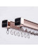 CHR29 Big Ivory Apple Red Gold Curtain Tracks Ceiling/Wall Mount(Color: Apple gold)