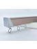 CHR30 Single/Double Curtain Tracks Ceiling/Wall Mounts For Living Room(Color: Rose Gold)