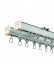 CHR37 Ivory Black Pink Blue Green Ceiling Wall Mount Aluminum Alloy Thick Curtain Tracks For Living Room
