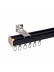 CHR37 Ivory Black Pink Blue Green Ceiling Wall Mount Aluminum Alloy Thick Curtain Tracks For Living Room