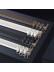 CHR39 Bendable Ivory Silver Blue Champagne Curtain Tracks Ceiling/Wall Mount For Bay Window