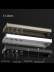 CHR4110 White/Balck/Champagne Thick Aluminum Alloy Double Curtain Tracks