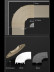 CHR4110 White/Balck/Champagne Thick Aluminum Alloy Double Curtain Tracks