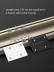 CHR4110 White/Balck/Champagne Thick Aluminum Alloy Double Curtain Tracks