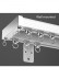 CHR41 Ceiling/Wall Mounted Thick Aluminum Alloy Double Curtain Tracks 