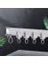 CHR43 Bendable Wood Grain Curtain Tracks Ceiling/Wall Mount For Corner Windows