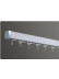 CHR44 Big Wood Grain Curtain Tracks Ceiling/Wall Mount(Color: White oak)