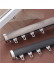 CHR47 New Anti-Light Leakage Design Hidden Ceiling Mounted Curtain Tracks For Living Room