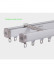 CHR47 New Anti-Light Leakage Design Hidden Ceiling Mounted Curtain Tracks For Living Room