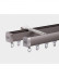 CHR47 New Anti-Light Leakage Design Hidden Ceiling Mounted Curtain Tracks For Living Room
