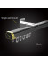 CHR49 Heavy-Duty Ivory Black Rose Gold Single/Double Curtain Tracks Ceiling/Wall Mounts For Living Room(Color: Black)