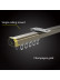 CHR49 Heavy-Duty Ivory Black Rose Gold Single/Double Curtain Tracks Ceiling/Wall Mounts For Living Room(Color: Champagne)