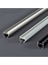 CHR55 White Silver Black Aluminum alloy Curtain Rod Set With Rollers For living room